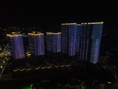 青島市西海岸新區大珠山路等區域景觀照明提升工程--2020神燈獎申報工程