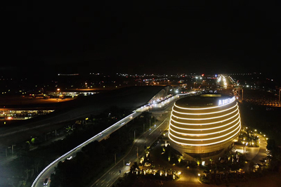 嘉晹碧天酒店景觀亮化照明工程